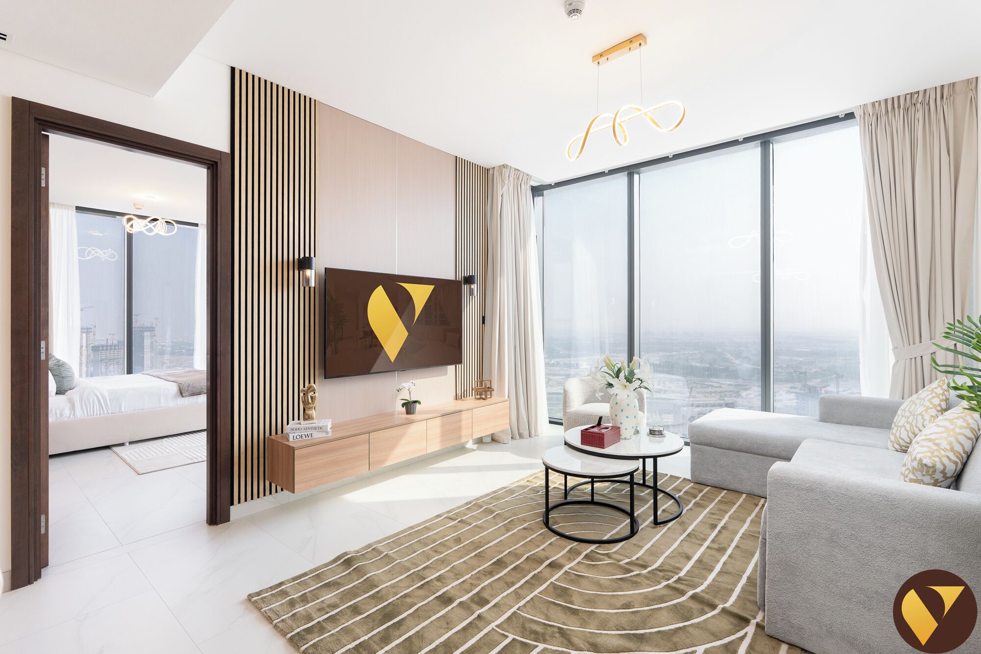 Apartamento superluxo, sacada, vista para o porto | Ferros/tábuas de passar roupa, berços (sobretaxa), Wi-Fi de cortesia