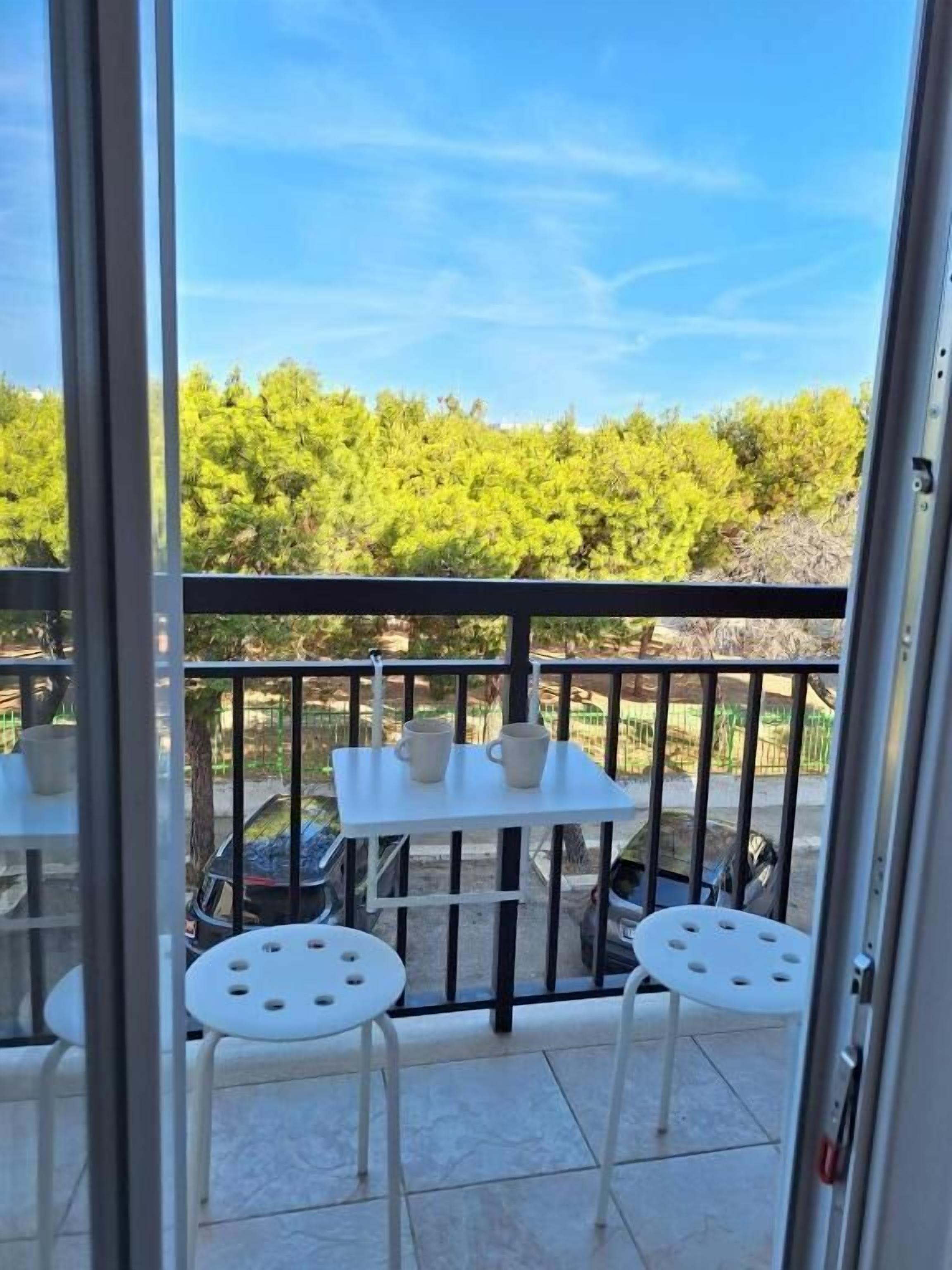 Studio, Balkon, Parkblick | Terrasse/Patio