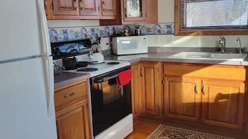 Microwave, oven, stovetop