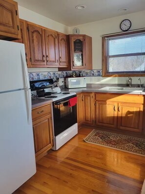 Microwave, oven, stovetop