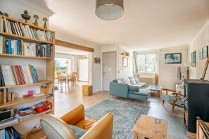 TV, fireplace - Hent Ar Mor - Maison avec jardin (Baden)