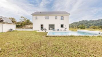 Una piscina riscaldata