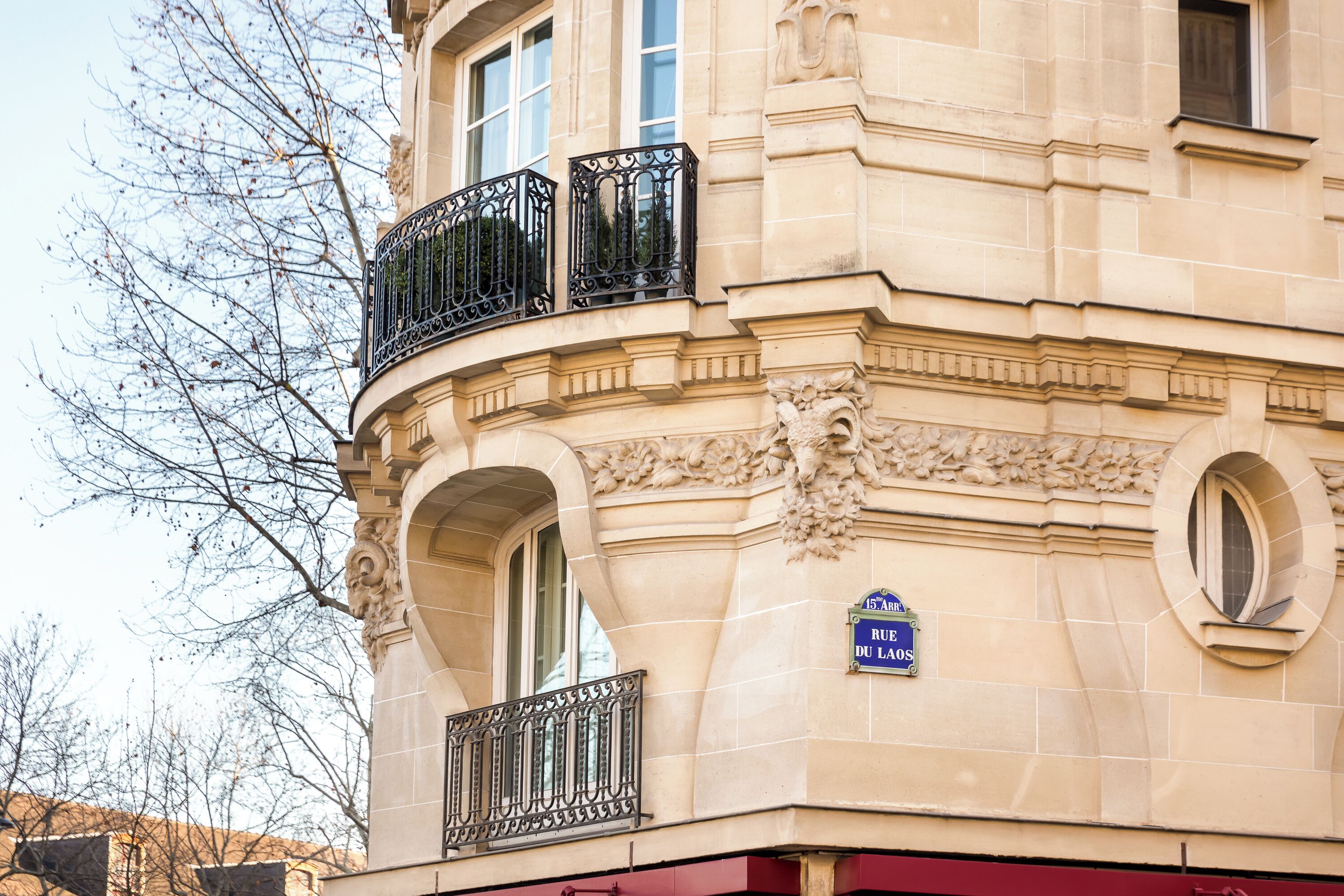 Façade de l’hébergement