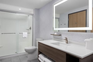 Dusche im Bad