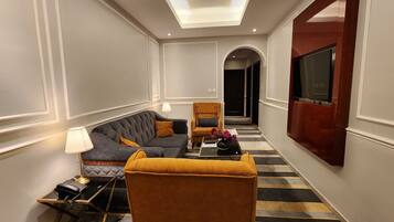 Premium bedding, memory-foam beds, in-room safe, blackout curtains