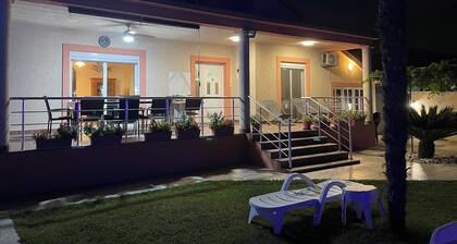 Between sea and mountains, in the countryside