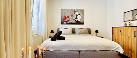 1 habitación, wifi y ropa de cama