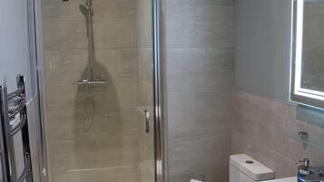 Hair dryer, towels