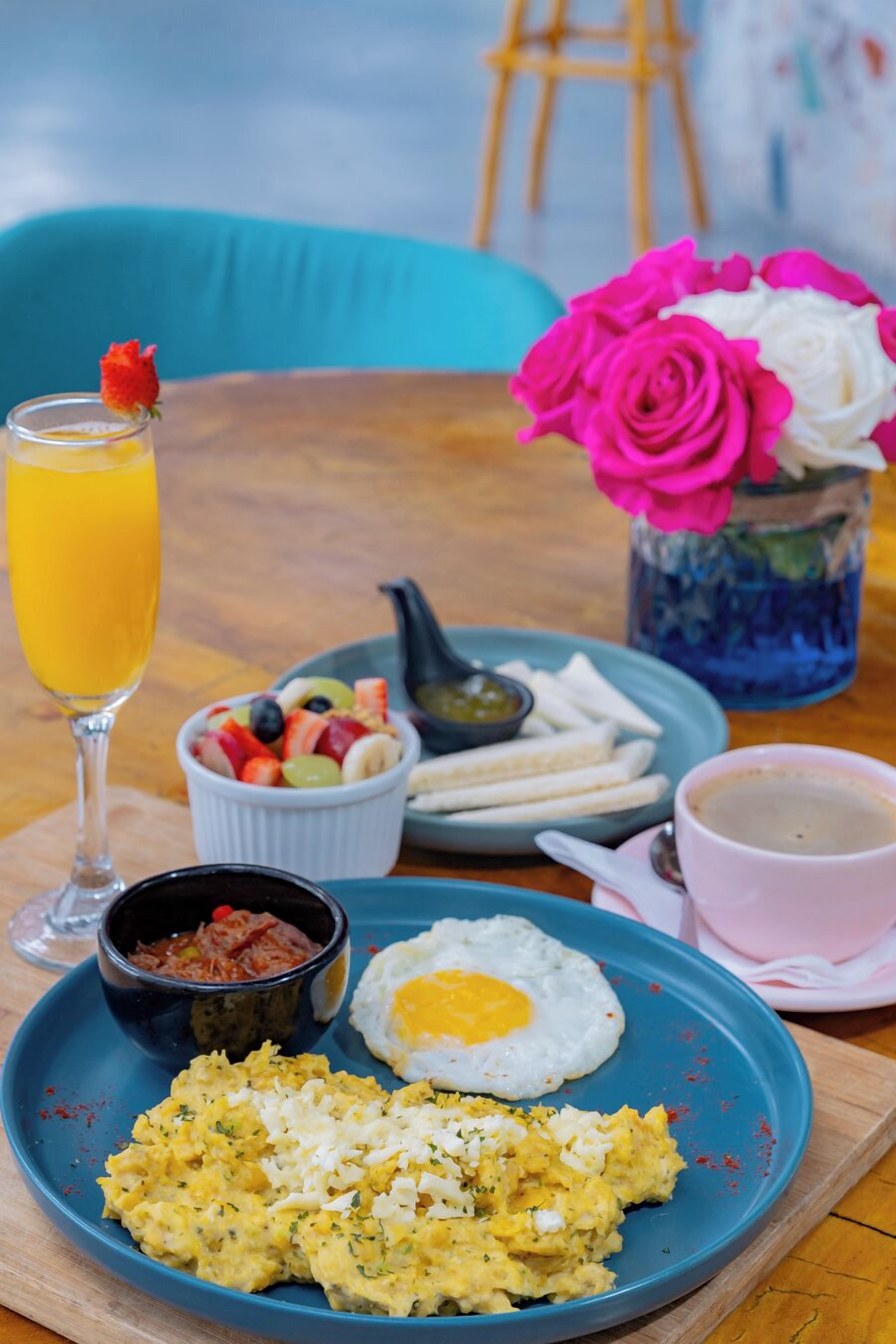 Ferdiglaget frokost hver dag (mot et tillegg)