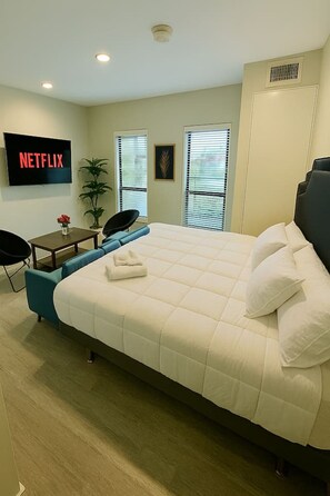 1 soverom, strykejern/-brett og wi-fi