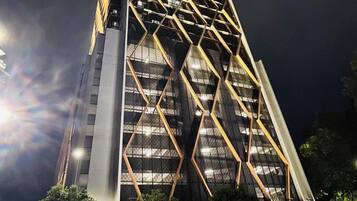 Front of property – evening/night