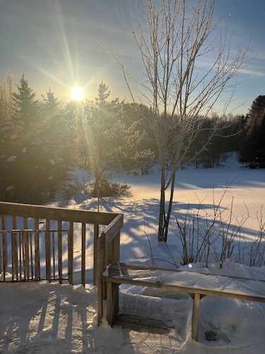 Country charm, quiet hidaway. Located on snowmobile trail 16.