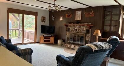 Country charm, quiet hideaway. Country, quiet setting.