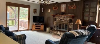 Country charm, quiet hideaway. Country, quiet setting.