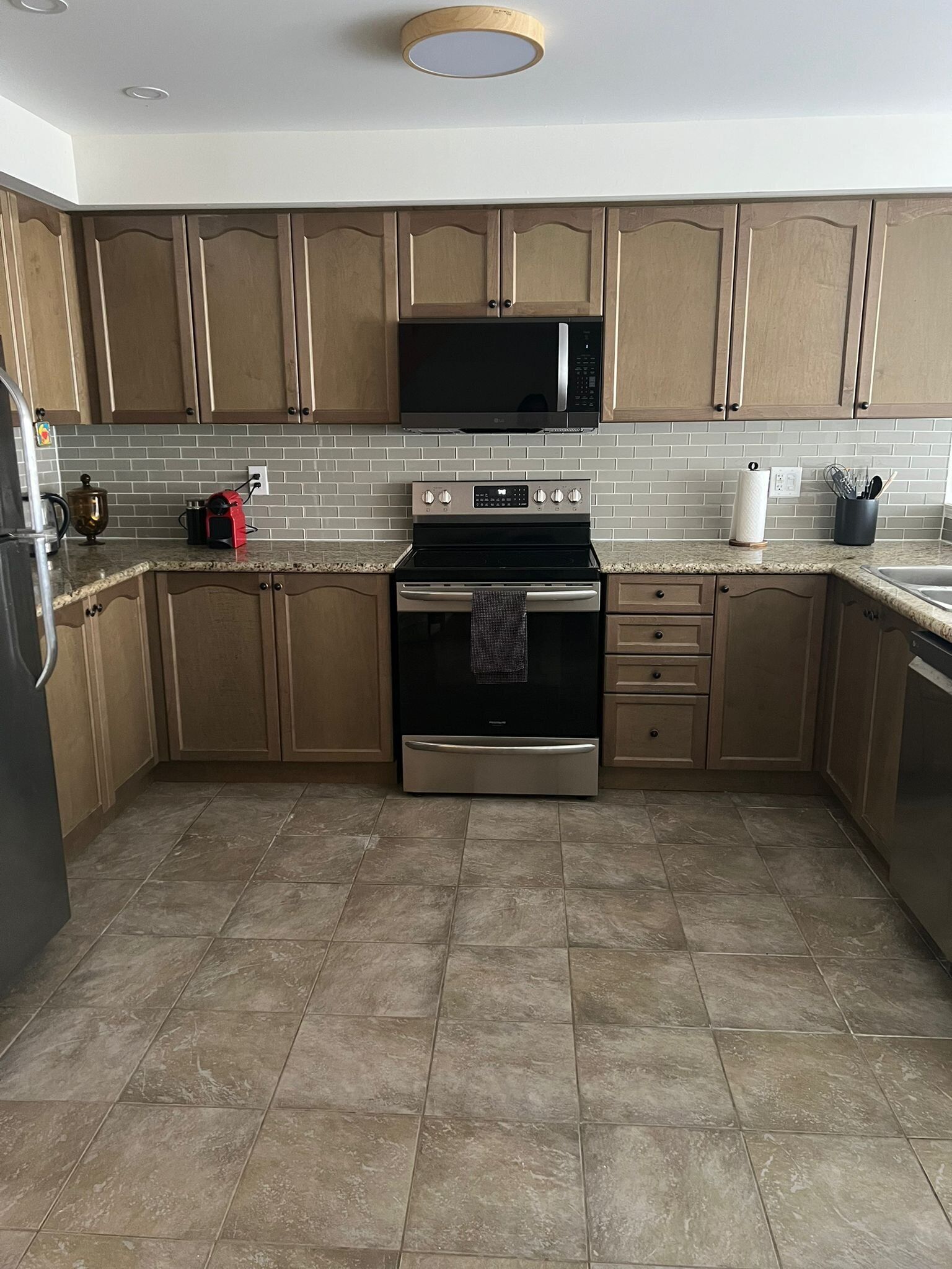 Microwave, oven, dishwasher