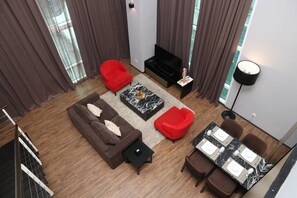 Condo, 2 Bedrooms, Accessible | Living room - Urbano Luxury Homestay at Maritime (George Town)
