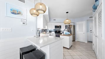 Appart'hÎtel Signature, 3 chambres, non-fumeur, vue plage | Cuisine privée