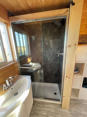 Towels, soap, toilet paper