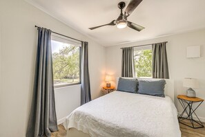 2 slaapkamers, een bureau, gratis wifi, beddengoed