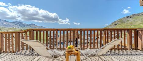 Lejlighed - 2 soveværelser - bjergudsigt - ved bjerg | Terrasse/gårdhave