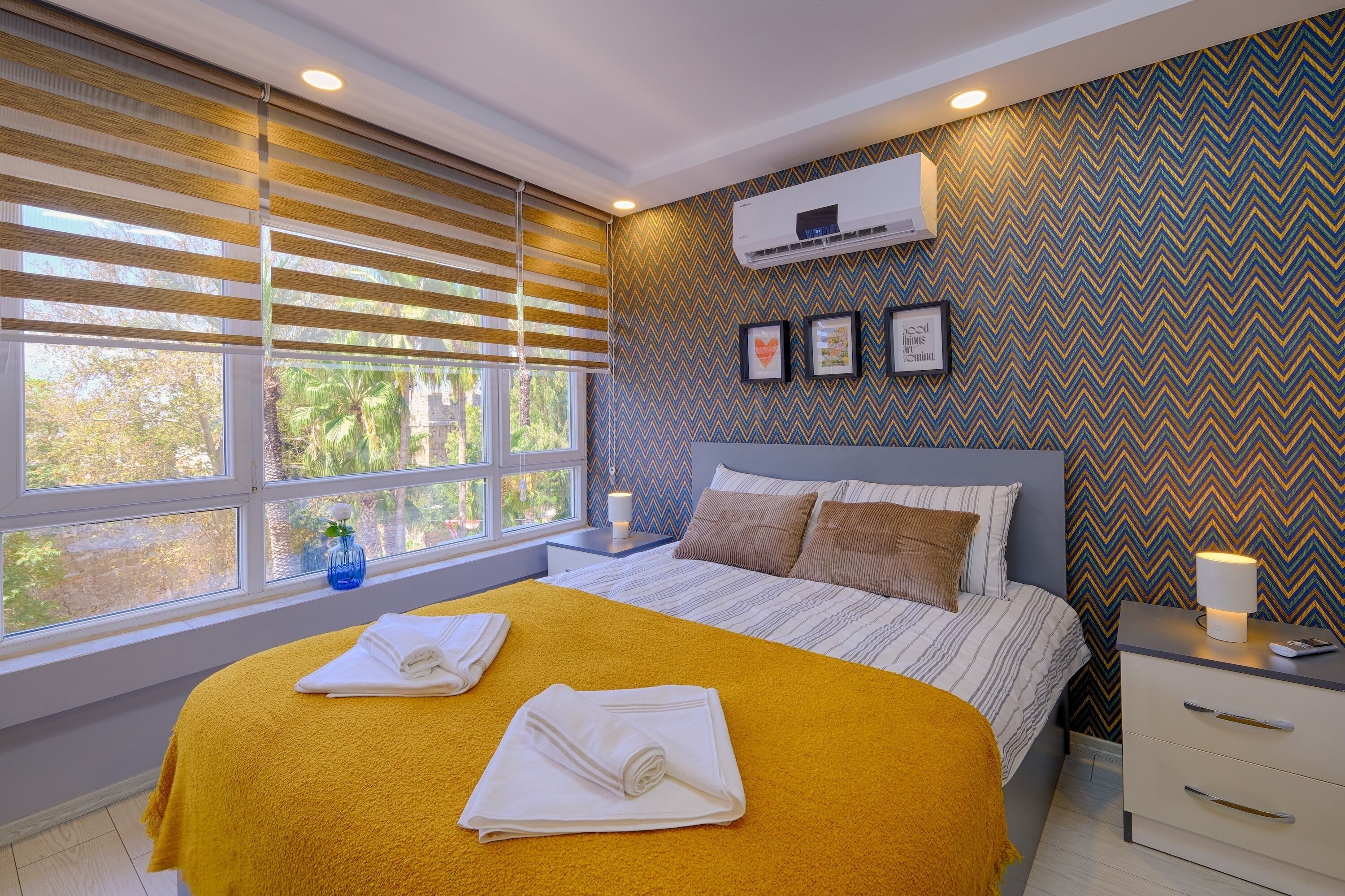 Family Condo, 2 Bedrooms, Kitchen, City View | Desk, laptop workspace, blackout drapes, soundproofing