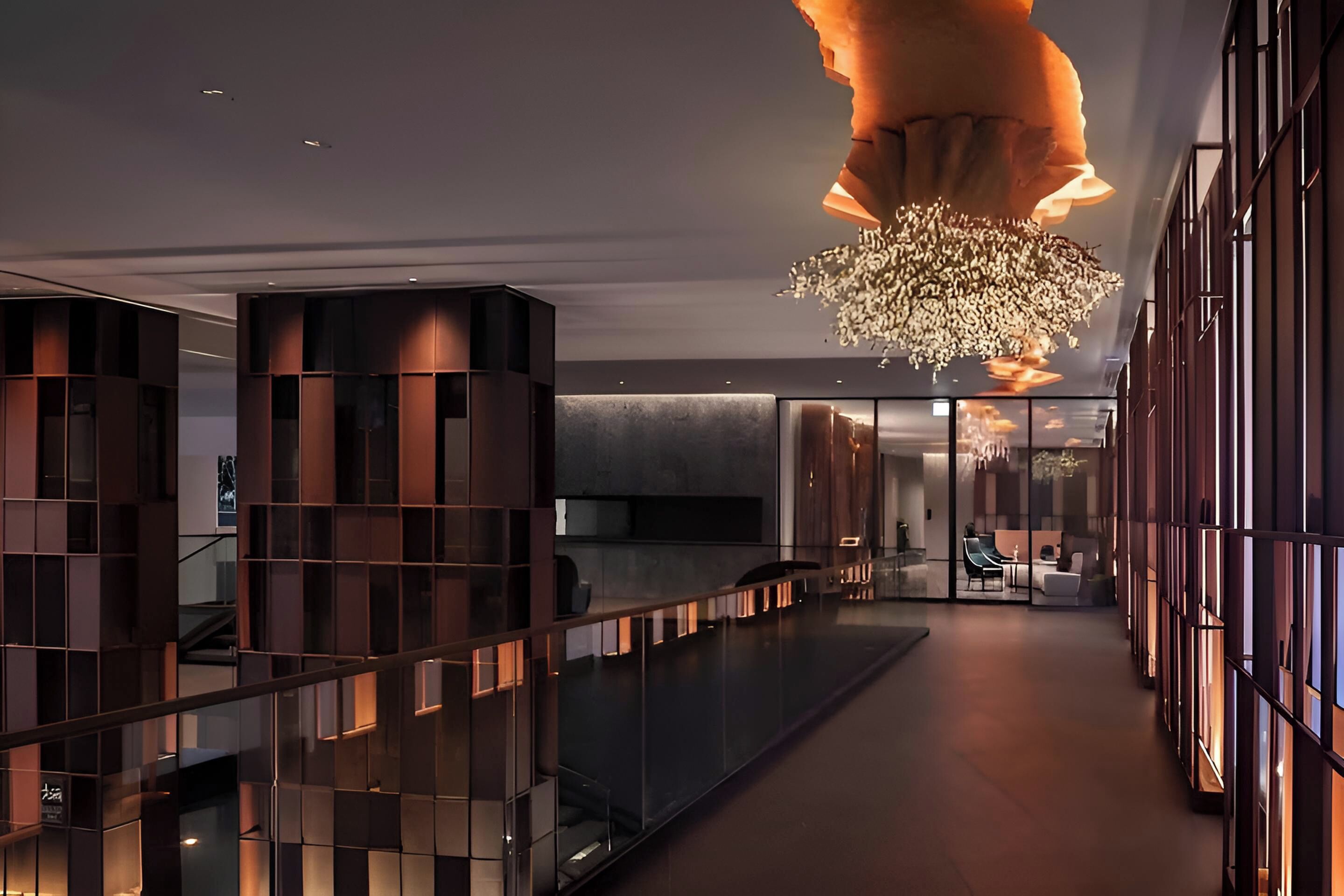 Apartamento, 2 quartos, sacada, vista para o oceano | Saguão