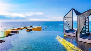Appartement, 2 chambres, balcon, vue océan | Piscine | Piscine extérieure