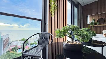 Departamento, 2 habitaciones, balcón, vista al océano | Balcón