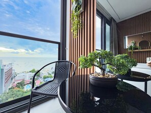 公寓, 2 間臥室, 露台, 海景 | 陽台