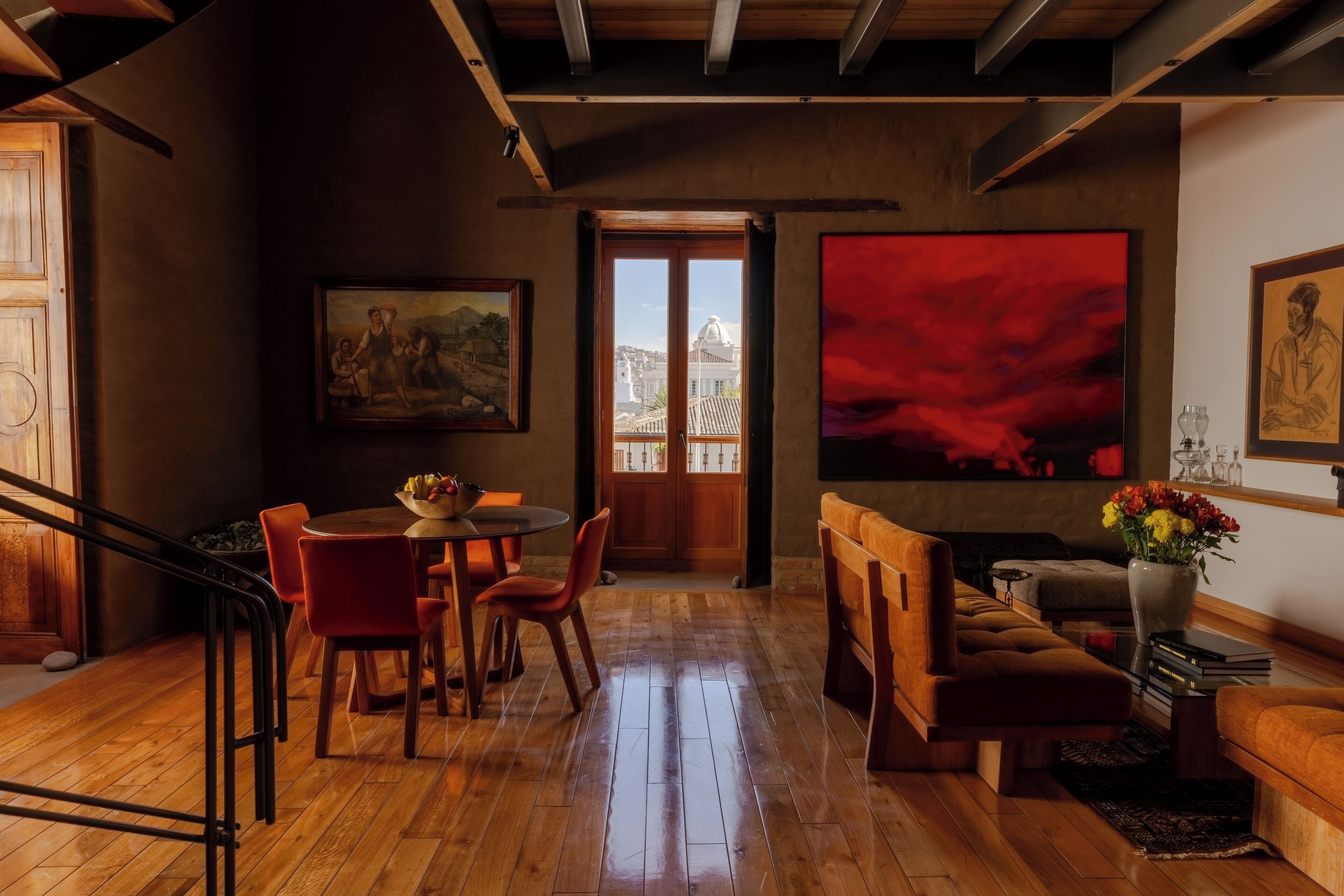 豪華套房, 陽台, 城市景觀 | 起居區