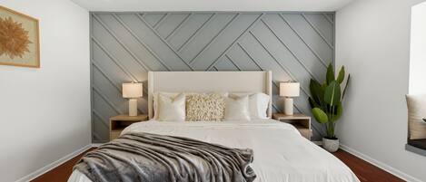 3 室のベッドルーム、アイロン / アイロン台、WiFi、ベッドシーツ