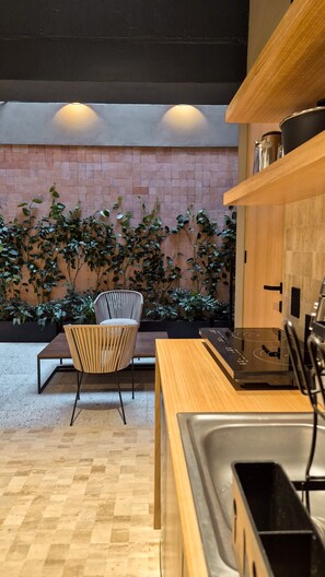 Luksusleilighet, ikke-røyk, anneks | Eget kjøkken