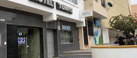 Façade de l’hébergement