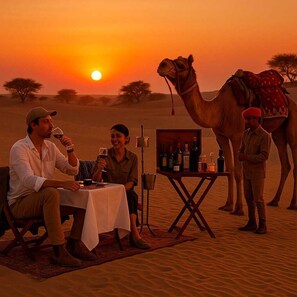 Restaurant - Desert Island Camp & Resort Jaisalmer (Jaisalmer)