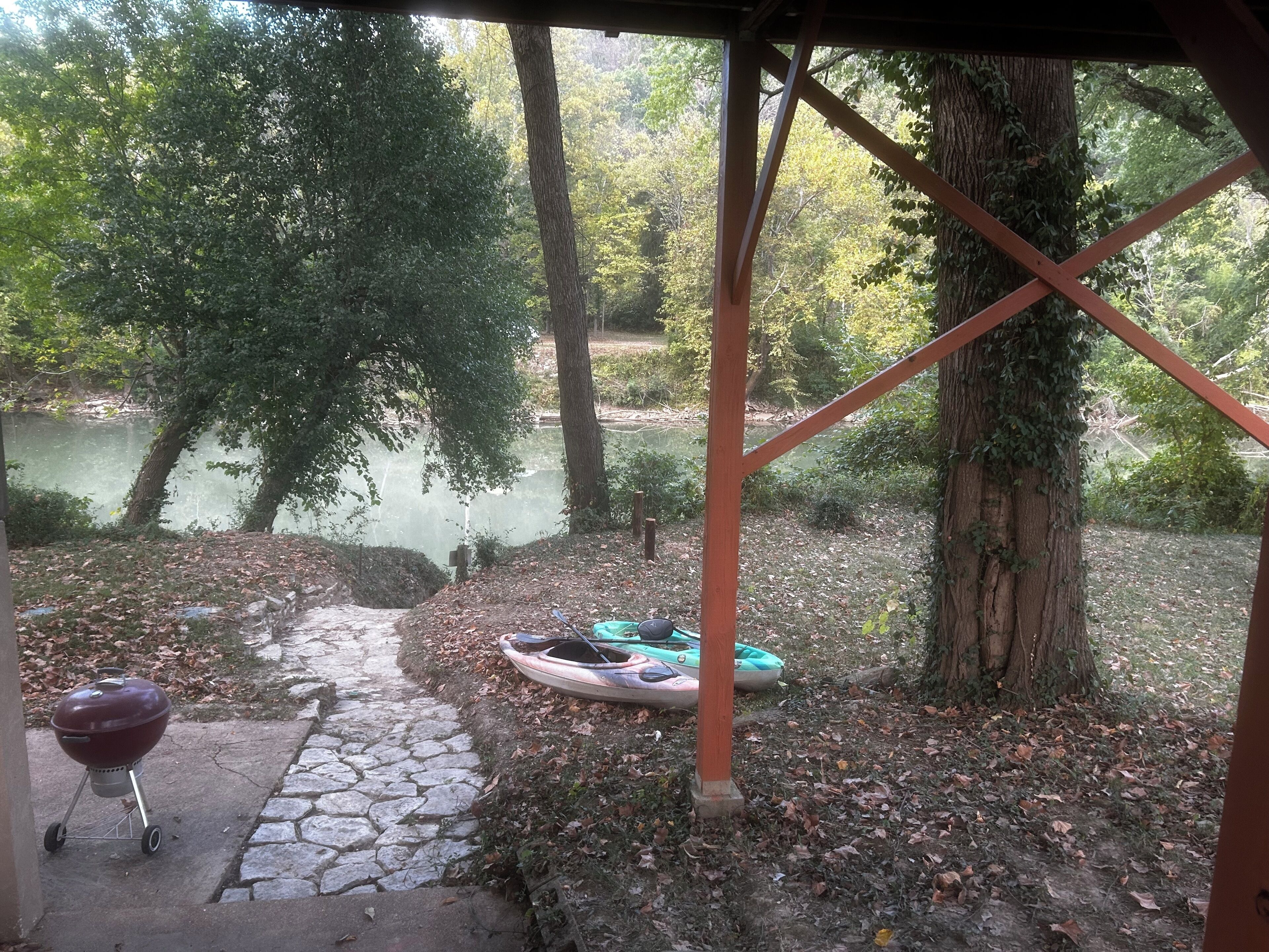 Uitzicht vanuit accommodatie