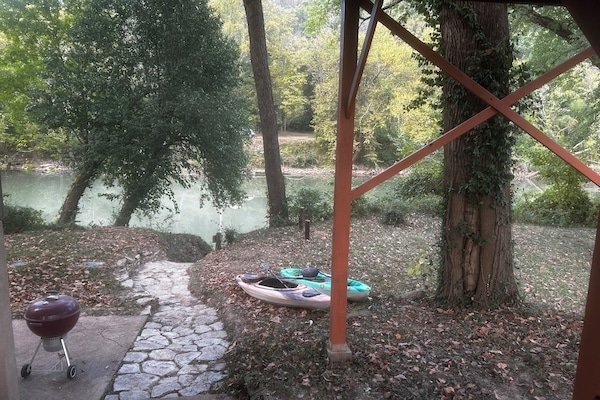 Blick von der Unterkunft