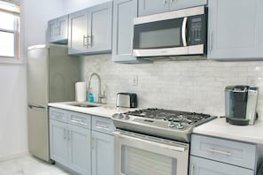 Microwave, oven, stovetop