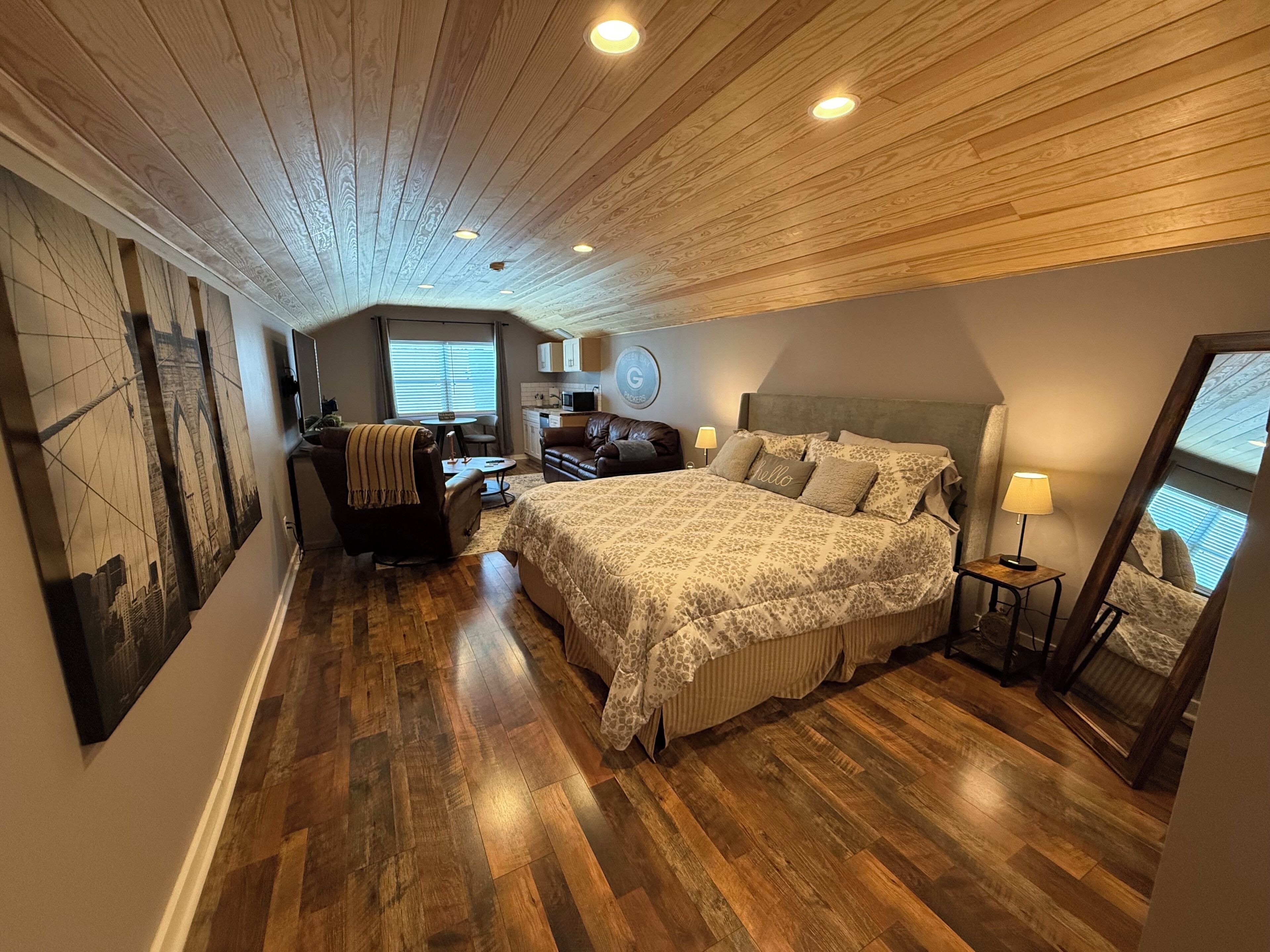 1 chambre, accès au Wi-Fi (inclus), literie fournie