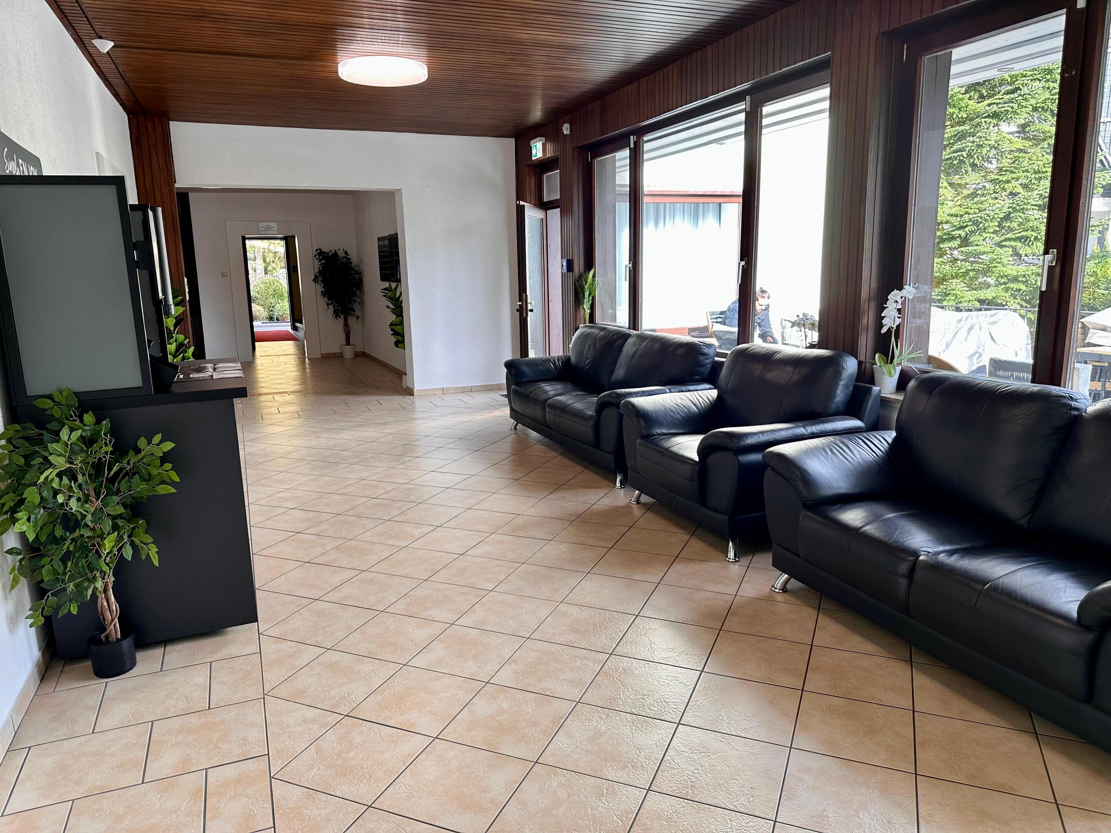 Sitteområde i lobbyen