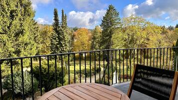 Standard-Doppelzimmer, Balkon, Seeblick | Blick vom Balkon