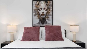 5 bedrooms, iron/ironing board, travel crib, WiFi