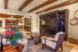 Luxury Villa, Ocean View | Living room
