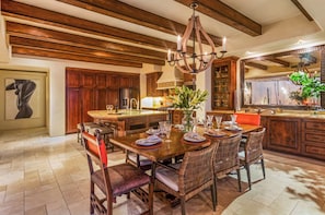 Luxury Villa, Ocean View | Dining room