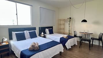 Iron/ironing board, WiFi, bed sheets
