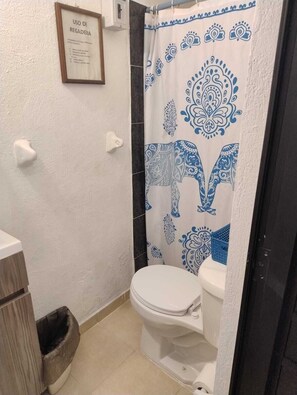 Haartrockner, Handtücher, Seife, Shampoo