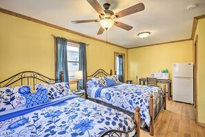 5 slaapkamers, een bureau, gratis wifi, beddengoed