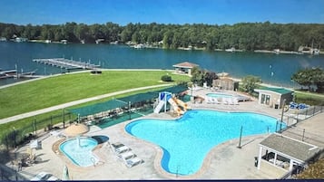 Indoor pool, outdoor pool