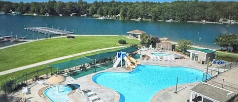 Indoor pool, outdoor pool