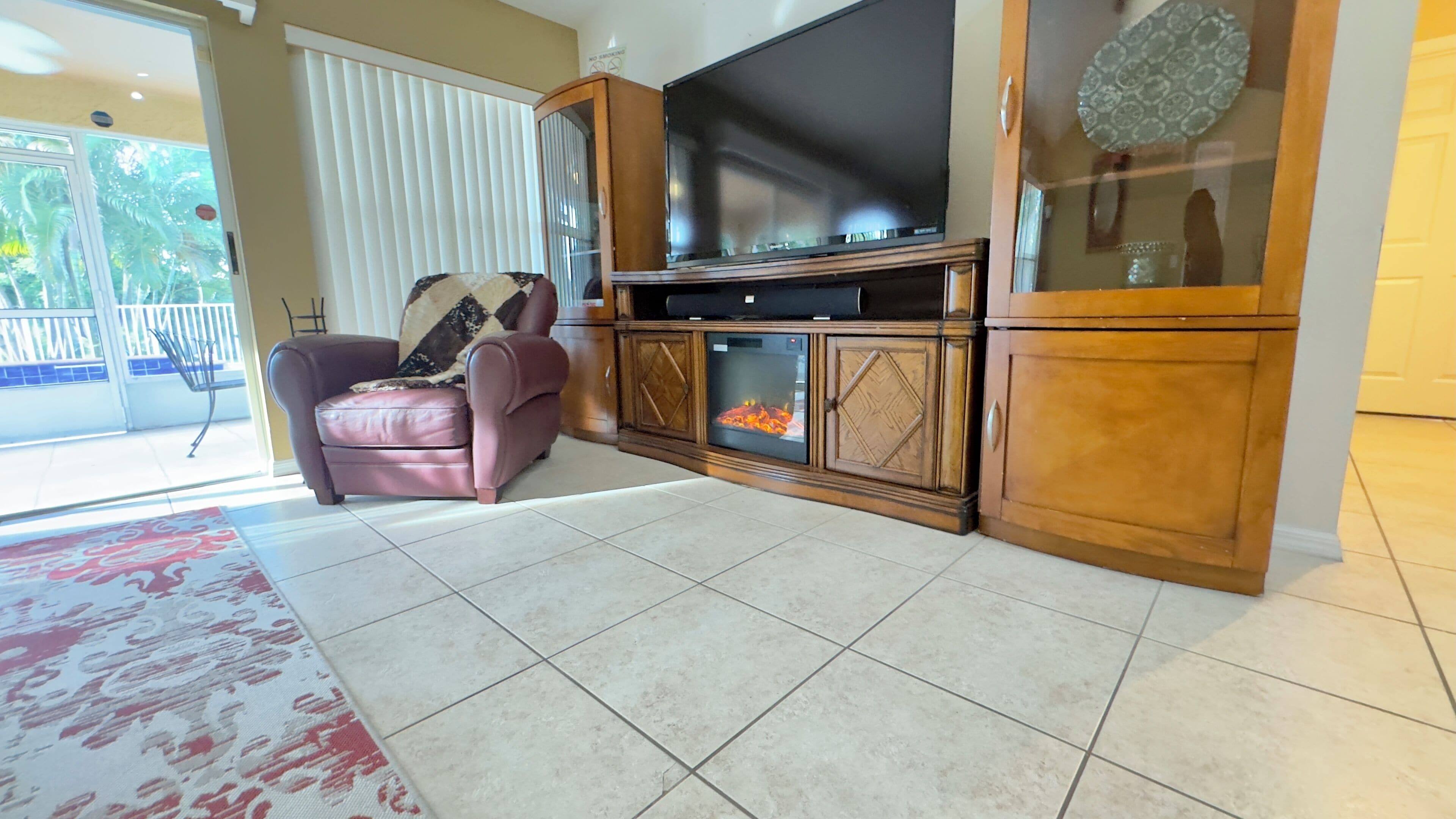 Casa Deluxe, vistas a la piscina | Zona de estar