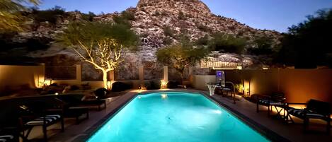 Una piscina climatizada